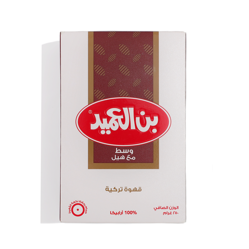 قهوة بن العميد وسط مع الهيل 