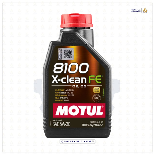 MOTUL | زيت محرك 5W30 X-CLAEAN FE - تخليقي بالكامل
