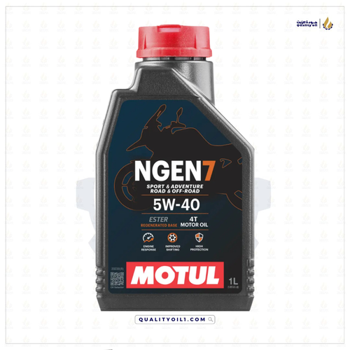 MOTUL | زيت دراجات نارية NGEN7 5W40 4T - تخليقي بالكامل