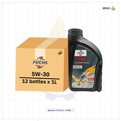 كرتون فوكس تيتان | 5W30 - تخليقي كامل 12x1L