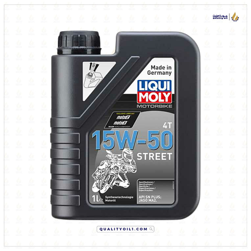 ليكوي مولي |  4T 15W-50 Street- زيت دراجات نارية
