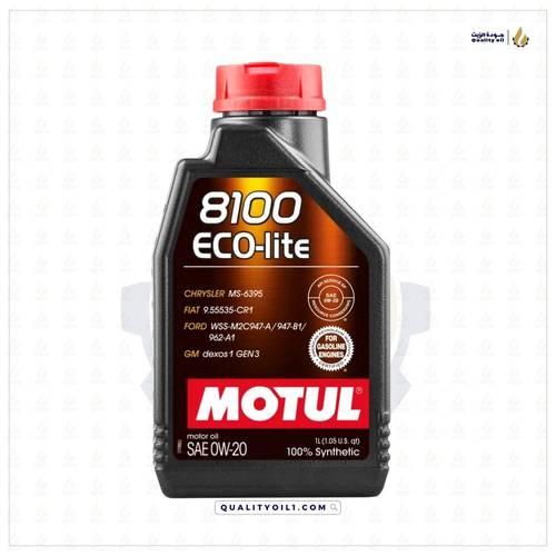 موتول | زيت محرك 8100 0W20 ECO-LITE 