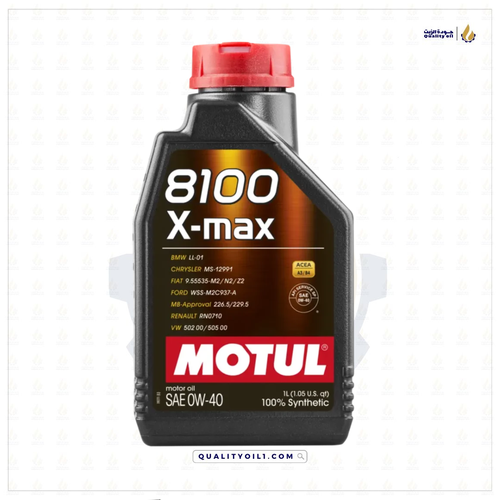 زيت محرك | موتول - زيت تخليقي 100% 0W-40 X-MAX 8100 
