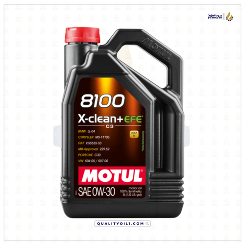 موتول | 8100 X-Clean+ 0W30 5L 