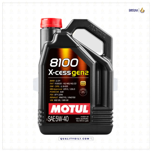 موتول | 8100 X-CESS GEN2 5W-40 - تخليقي بالكامل