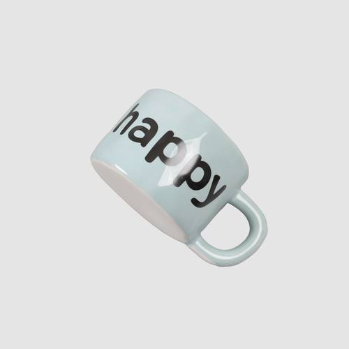 كوب happy بألوان مختلفة