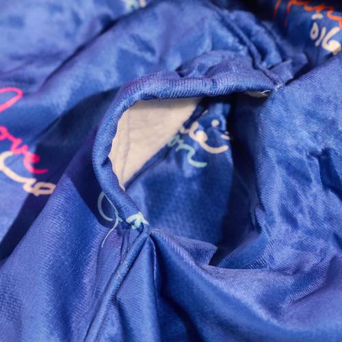 sherpa blanket Hoodie - Happiness