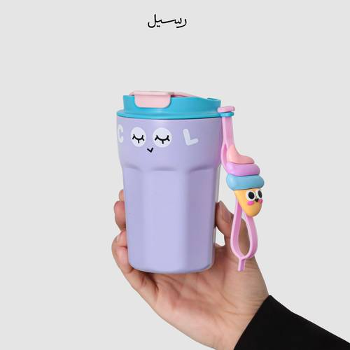كوب حافظ للحرارة بأشكال لطيفة