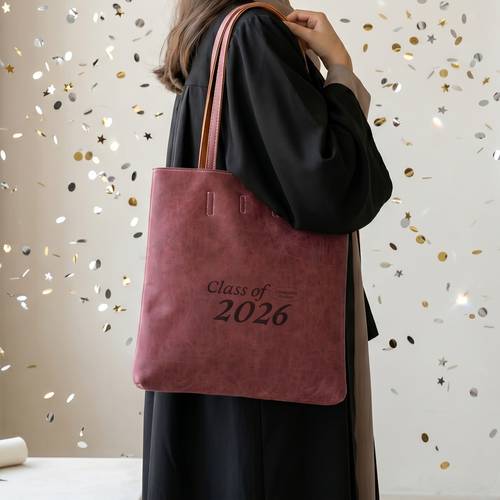 هدية حقيبة class of 2026 مخصصة بالإسم 