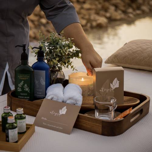 مساج الأحجار الساخنة من utopia spa
