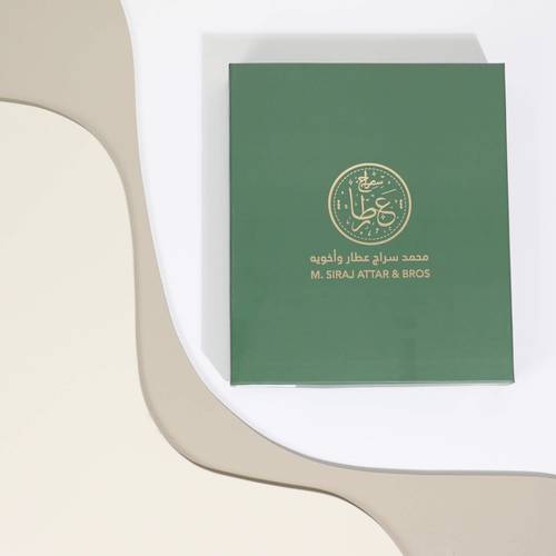 شماغ مودرن أبيض من سراج عطار