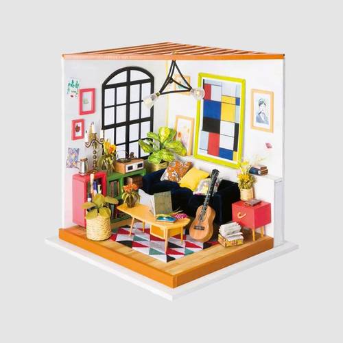 تركيبة DIY غرفة المعيشة