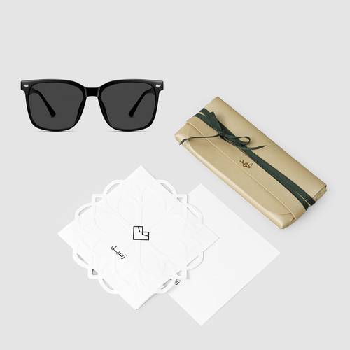 هدية نظارة Square sunglasses 
