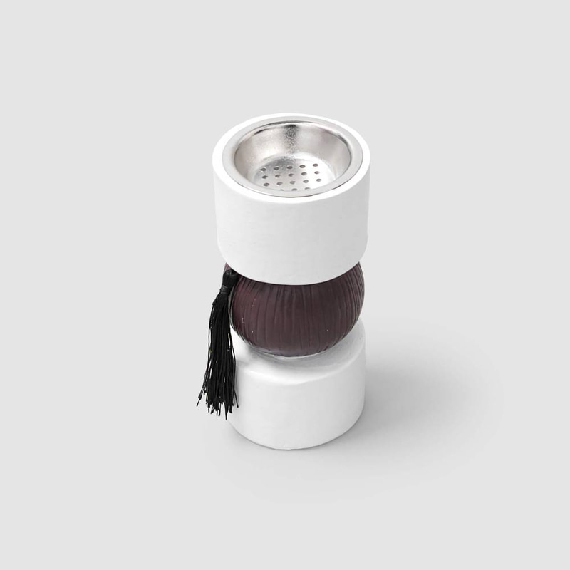 Raseel New Incense Burner — White
