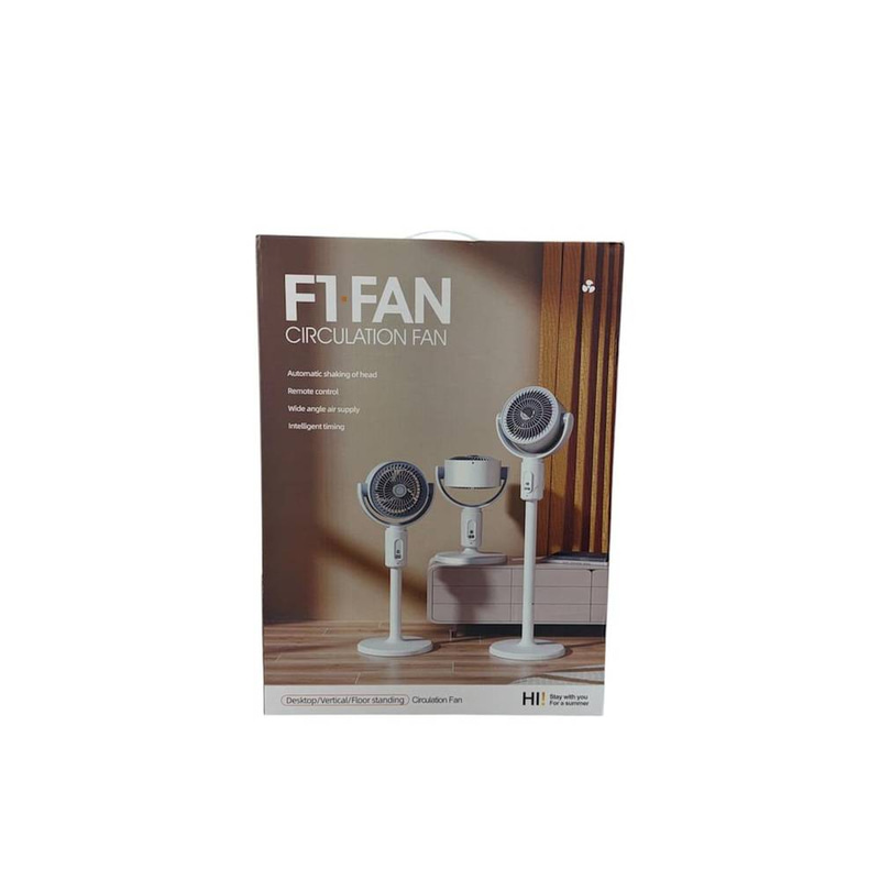 مروحة توزيع هواء ذكية F1 FAN متعددة الاستخدامات مع ريموت كنترول
