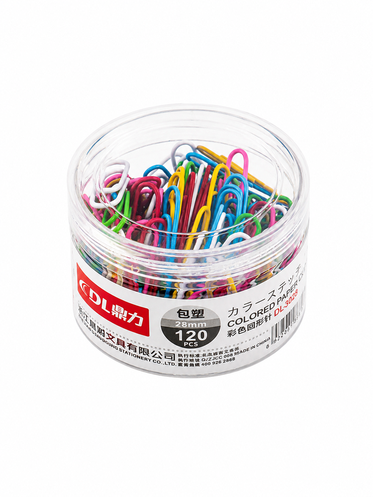 كليب أوراق ملون DL-3026 – 28 مم