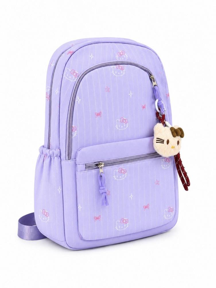 حقيبة ظهر مدرسية للبنات بتصميم Hello Kitty – أناقة وعملية لكل يوم