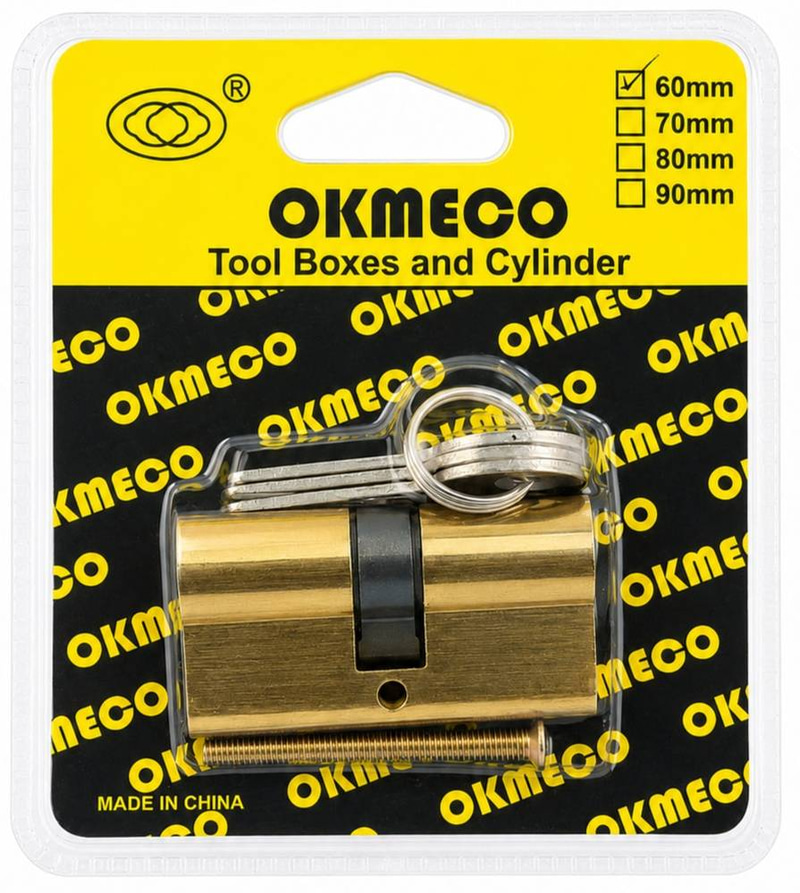 سلندر باب نحاسي OKMECO 60 مم – أمان وثبات بجودة عالية