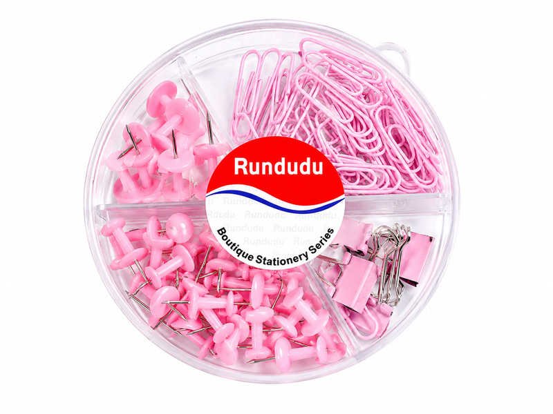 مجموعة مشابك ودبابيس مكتبية Rundudu موديل 109-1