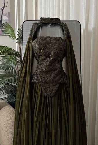 فستان سهره بوشاح