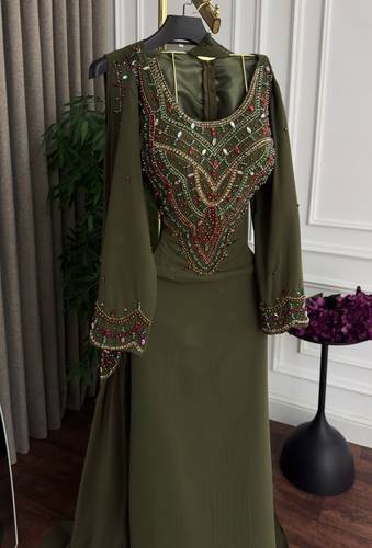 جلابيه تطريز يدوي