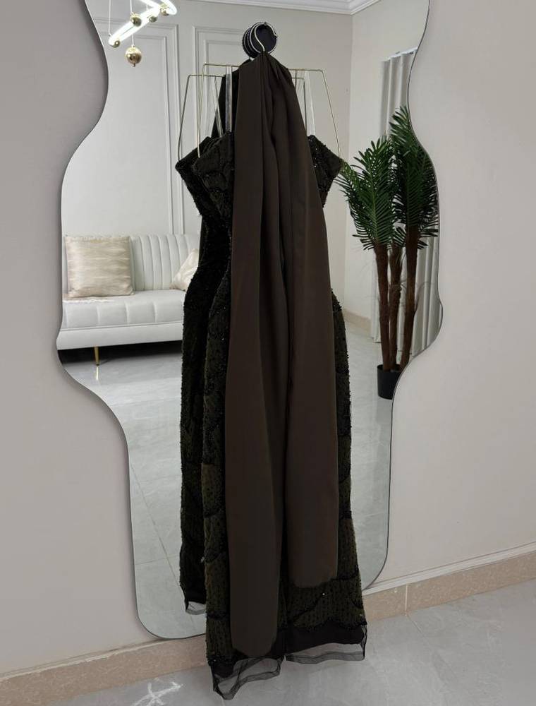فستان سهره بتطريز انيق