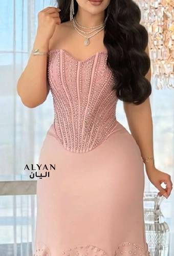 فستان كورسيه بتطريز