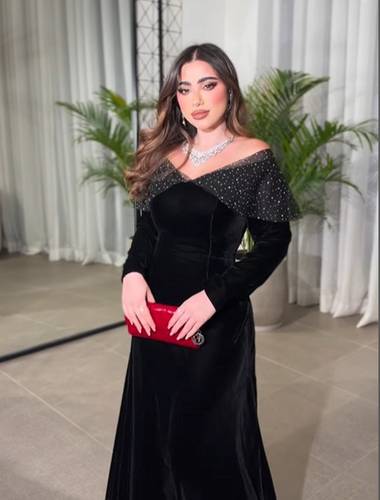 فستان سهره مخمل