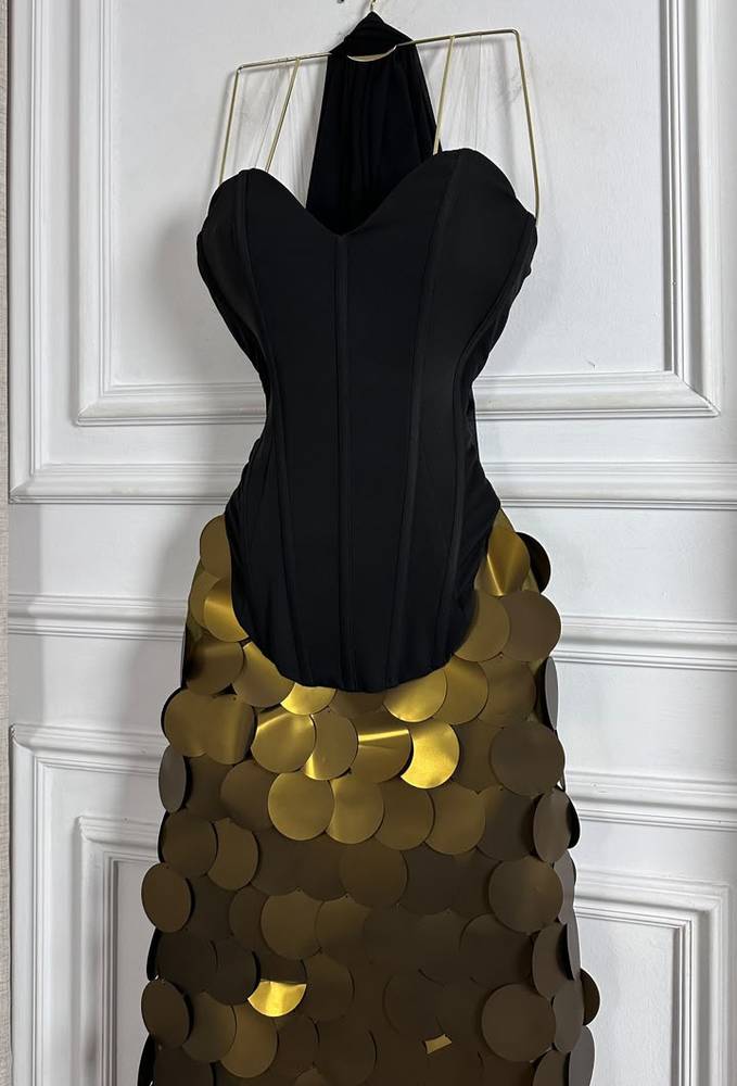 فستان سهره بكورسيه