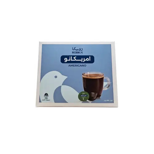 روبيكا قهوة امريكانو 10 كبسولات محمصة ومطحونة – 100 جرام