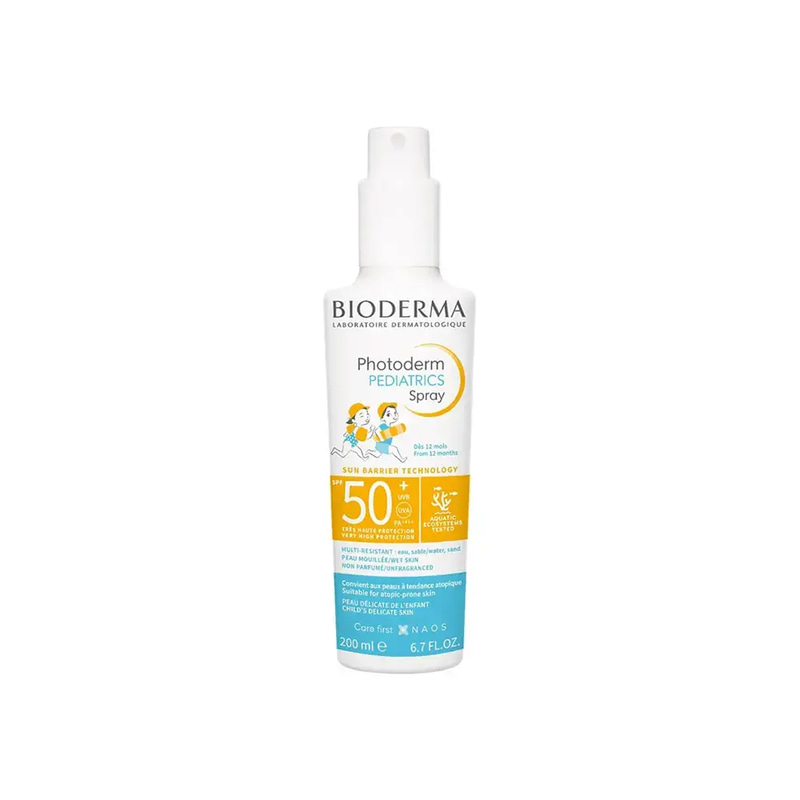بيوديرما بخاخ واقي شمس SPF50+ للأطفال - 200 مل