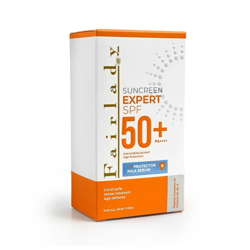  فير ليدي إكسبيرت  كريم واقي  شمس+50SPF بالسيروم والحليب - 50 مل