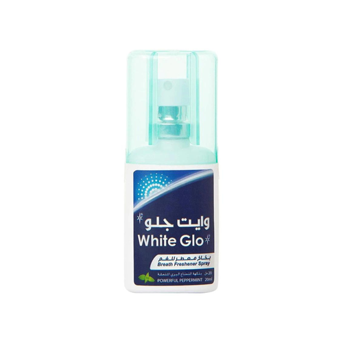 وايت جلو بخاخ معطر للفم بنكهة النعناع البري المنعش - 20مل