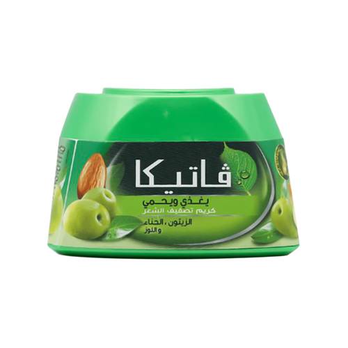 فاتيكا كريم تصفيف الشعر  بالزيتون والحناء واللوز -140مل 