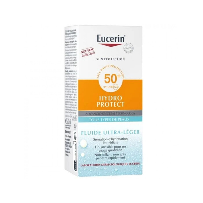 يوسيرين هيدرو بروتيكت واقي شمس سائل  SPF50 خفيف للغاية ،50 مل 