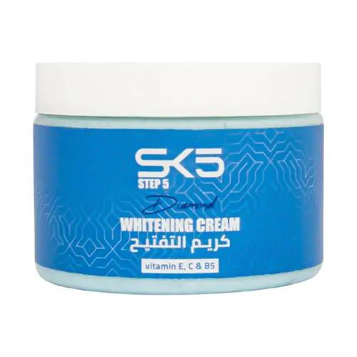 SK5 دايموند كريم التفتيح مع فيتامين E, C , B2 للبشرة - 300 مل