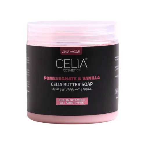 سيليا صابونية زبدة سيليا بالرمان والفانيلا - 500 مل