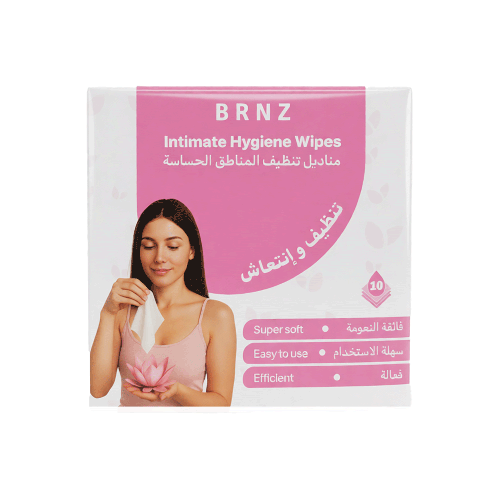 بي آر إن زد مناديل تنظيف المناطق الحساسة – 10 مناديل