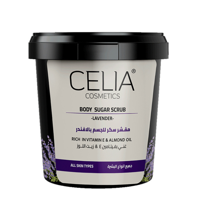 سيليا مقشر سكر للجسم باللافندر وزيت اللوز -600 جرام