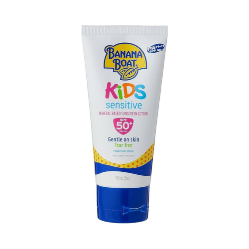 بنانا بوت لوشن واقي من الشمس ذو اساس معدني ++++SPF50 PA للأطفال للبشرة الحساسة - 90 مل 