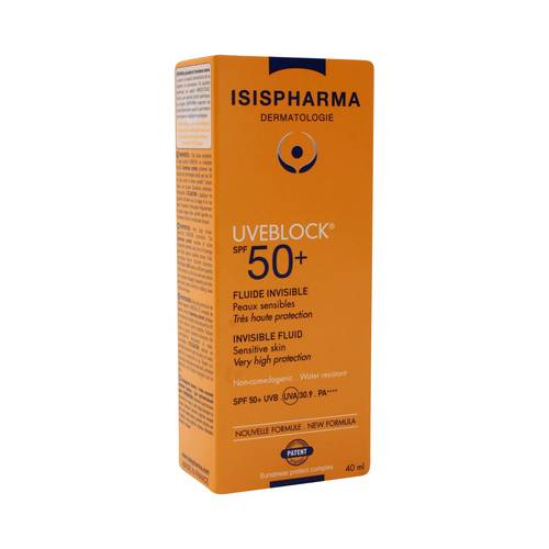 إيزيس فارما يوفي بلوك واقي شمس سائل SPF50 غير مرئي للبشرة الحساسة-40 مل 