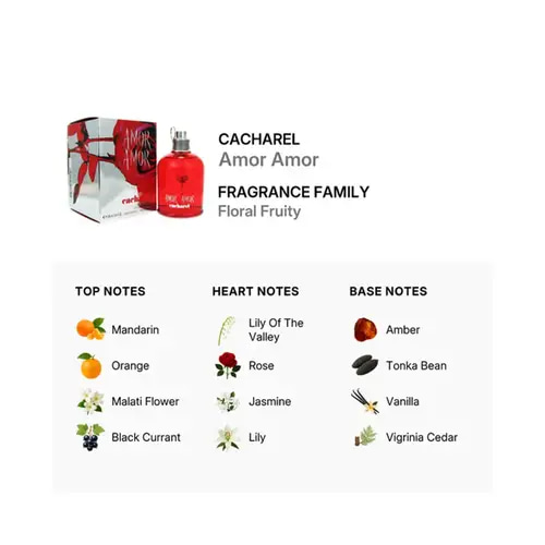 كاشريل أمور أمور عطر نسائي او دو تواليت - 100 مل