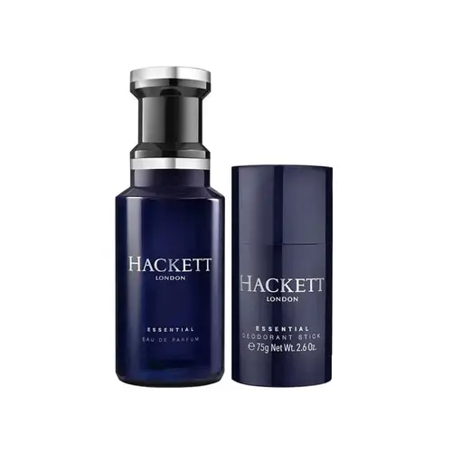 هاكيت لندن مجموعة عطر رجالي او دو بارفيوم مع مزيل للعرق 75 جرام ، 100 مل