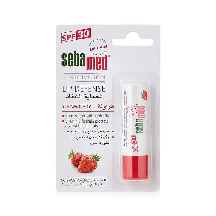 سيباميد مرطب للشفاه مع SPF30 بالفروالة -4.8 جرام 