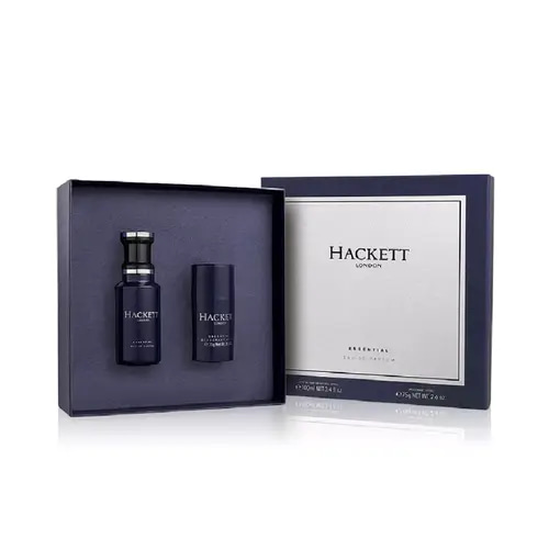 هاكيت لندن مجموعة عطر رجالي او دو بارفيوم مع مزيل للعرق 75 جرام ، 100 مل