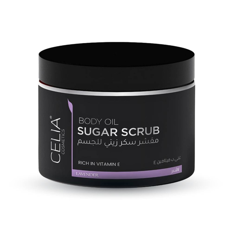 سيليا مقشر سكر زيتي للجسم باللافندر - 400جرام