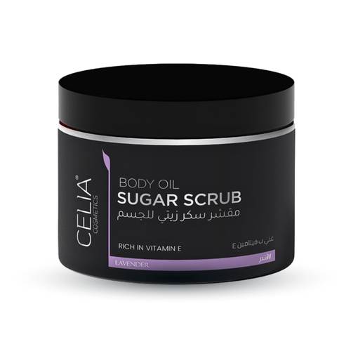 سيليا مقشر سكر زيتي للجسم باللافندر - 400جرام