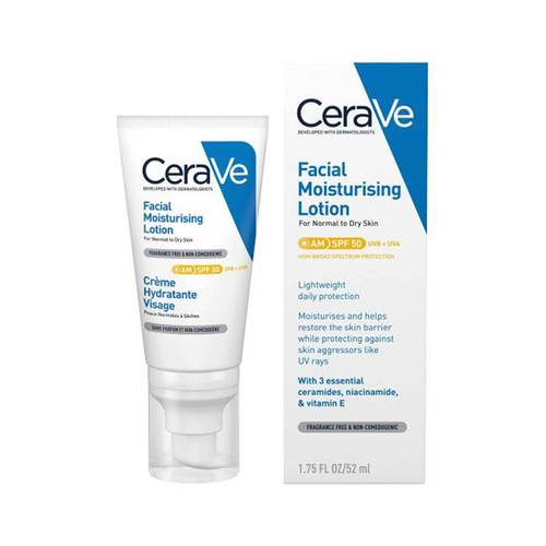 سيرافي لوشن مرطب مع SPF50 بالسيراميد وفيتامين هـ - 52مل 