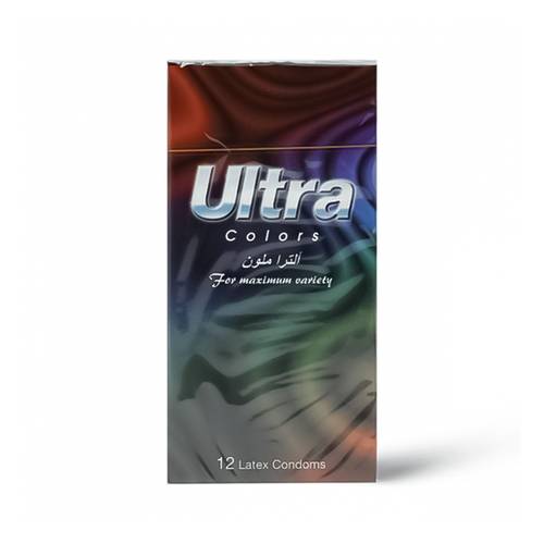 واقي ذكري ألترا ملون - 12 قطعه