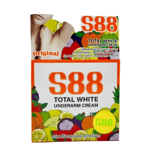 كريم S88 توتال وايت لتفتيح تحت الابط - 35جرام 